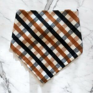 DOG Bandana - Fall Plaid - Size L Large